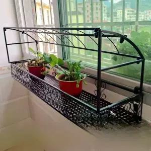 베란다화분선반 철제 난간 화분 다육이 거치대 걸이 방수랙