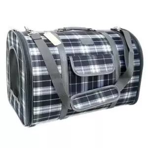 강아지 신형 체크 이동가방 대형 고양이 소프트 켄넬
