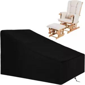 글라이더 흔들의자 커버 드로스트링이 있는 리클라이너 420D 헤비 듀티 옥스포드 원단 방수 기능 /방진
