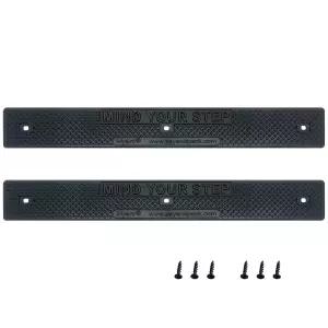 마이어드 계단 16인치 x2인치 나사로 스트립을 따라 계단을 밟으면 미끄러운 미끄럼 방지 풋그립 스트립