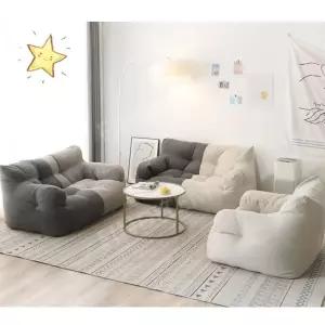 바닥소파 바닥 더블 일반 빈백 2인용 에어 쇼파 싱글