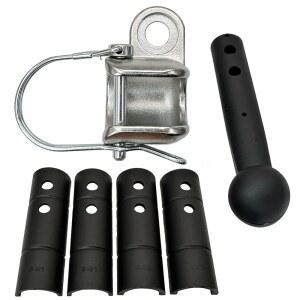 [미국배송] 툴레 전차를 위한 볼컵 자전거 트레일러 히치 시스템 교체 다른 시스템을 시스템으로 전환(볼컵 D 핀)