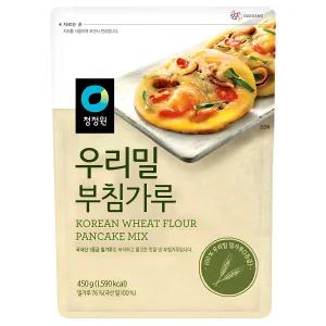 청정원 우리밀 부침가루 450g 1개 간식 어린이집 학교 선물 어린이날 학원