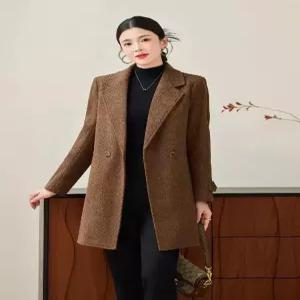 스트레인지 여자 데일리룩 코트 모직 가을 겨울 도톰 캐주얼 하프 KUK4