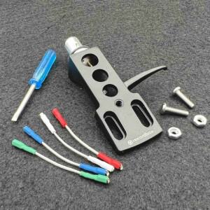 1Pcs 턴테이블 범용 카트리지 헤드 쉘 스타일러스 홀더 LP 비닐 픽업 레코드 플레이어 축음기 지원 액세서