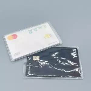 투명 비닐 방수 카드 보관 케이스 홀더 WEC7C01