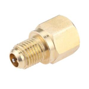 냉매 탱크 진공 펌프 어댑터-R12 AC 피팅 어댑터, 밸브 코어 포함, 1/2 