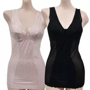 (미코디)매쉬망 노와이어 치마올인원 바디쉐이퍼언더웨어 속옷 여성 여자 이어 보정