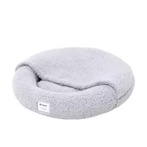 강아지용 원방석 그레이 대형 U114417 강아지매트