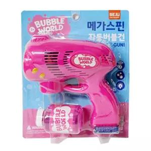 메가스핀 자동 버블건 (핑크)비누방울 비눗 장난감