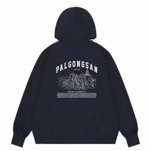 [하프클럽/폴앤폴]팔공산 오버핏 한국의 산 후드티 5컬러