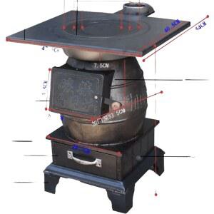 드럼통 철판 화로 펜션 주물 그릴 화덕 화목 파이프 난로 스토브 아궁이