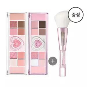 페리페라 올테이크 무드 라이크 팔레트+3단 블록 브러쉬