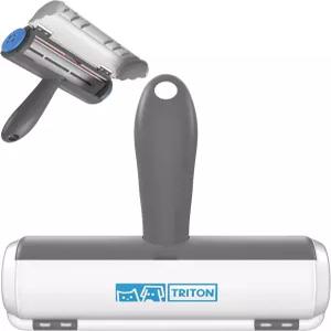 트리톤 반려동물 털 제거 도구 모피 트래핑 수납 공간 및 탈착식 손잡이 60 작은 보관 크기 재사용 가능한