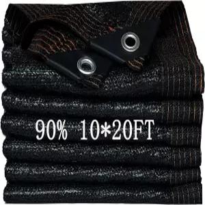 90 정원용 10x20피트 그늘천 그로밋이 있는 그늘막 식물용 야외용 그늘막과 비를 위한 파티오 커버 식물에