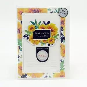 마리몬드 메리골드 씨드스틱 꽃씨앗 플라워 씨앗카드