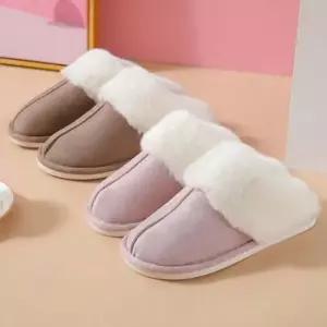 인기상품 슬리퍼 양털 겨울 거실화 퍼 스티치 남녀 따뜻한 [WFKBRZ5_260108]