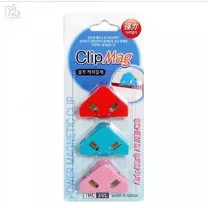 롱스팜 바이하츠 코너자석집게 3개입 페이퍼모서리