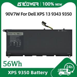 델xps 13 9343 9350 교체용 JD25G용 SKOWER 56Wh 90V7W 노트북 배터리