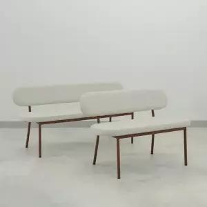 에브리데이 등받이 벤치 편한 기능성 PU 가죽 카페 인테리어 식탁의자