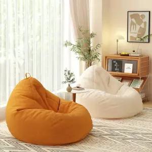 가성비 빈백 소파 원룸 쿠션 쇼파 카키 푹신 좌식 좌식소파