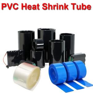 너비 25mm ~ 200mm 18650 립 배터리 PVC 열 수축 튜브 팩 직경 16 - 127mm 절연 필름 랩 리튬 케이스 케이