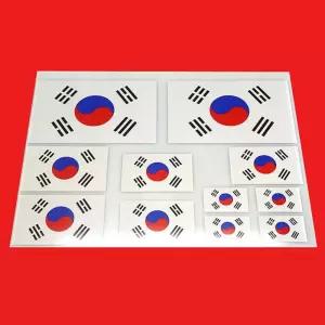 자동차 튜닝 스티커 차량용 데칼 스티커 태극기 11P 자동차스티커튜닝