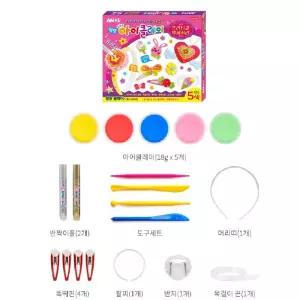 6세여아 반짝반짝 엑세서리 만들기 클레이 창의력쑥쑥 오감발달 촉감놀이 EQ