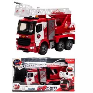 사운드 라이트 360회전 물분사 사다리소방차 장난감선물 인기 평가인증교구