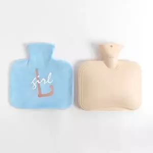 찜질팩 레터링 보온 물주머니(800ml) (블루) (KYR-WB968A4)