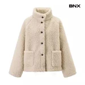 [BNX] 하이넥 시어링 양털 포켓 자켓 (BX4JK018L0) 173263