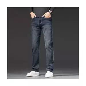 남성패션 배기핏 바지 가을 겨울 청 트렌드 캐주얼 기모 DL4