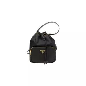 듀엣 나일론 버킷백 블랙 여성 1BH038 RV44 F0002