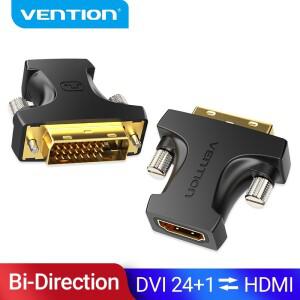 Vention DVI to HDMI 어댑터 양방향 24 + 1 Male Female 케이블 변환기 커넥터 TV 프로젝터