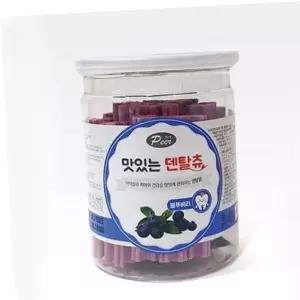 양치껌 강아지 제거 덴탈스틱껌 블루베리 250g