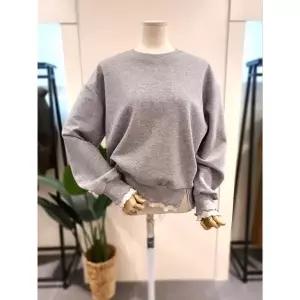 KETSPC11GR_밑단 레이어드 맨투맨 그레이