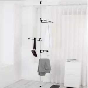 천장 기둥 행거 1단 트니 25파이 기둥식 헹거고정식 고정형 폴대 가정용 헹거 튼튼한거 옷걸이거 가게 매장