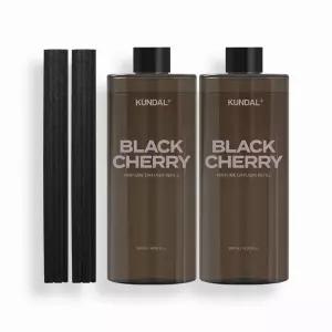 쿤달 시그니처 퍼퓸 디퓨저 리필 2구 세트 블랙체리 500ml 784339