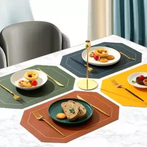 메리테이블 가죽 식탁매트 테이블매트/테이블보/협탁테이블/테이블커버/빈티지테이블보/빈티지식탁보