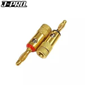 J-PRO JC38 스피커 바나나 플러그 바나나잭 단자 1쌍/컨버터선/HDMI컨버터케이블/HDMI컨버터선/컨버터