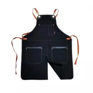 아티스트 앞치마 대 검정 면 62x80 AP-L-BK 산돌