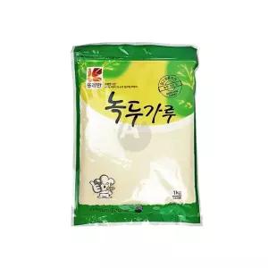 뚜레반 녹두가루 1Kg 녹두전가루 요리용 식당 식재료 녹두분말 빈대떡가루 업소용 식재료 식자재 명절음식