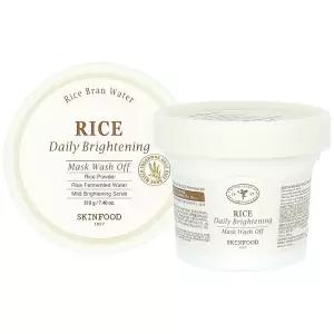 스킨푸드 라이스 데일리 브라이트닝 마스크 워시오프 210g