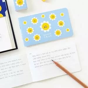 미니노트 일러스트 유선 포켓 수첩 12cm 5P 휴대용 노트 메모장