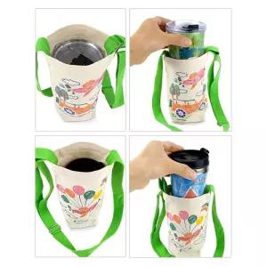 그림그리기 색칠놀이활동 스텐실판 에코 텀블러가방만들기 출퇴근가방 추천