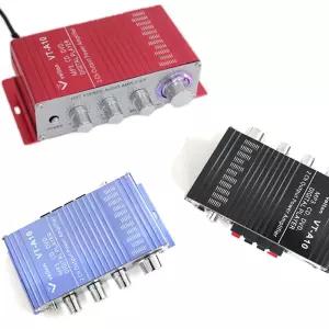 VT-A10 미니앰프 매장용 강의실 캠핑용 차량용앰프/우퍼/헤드폰/오디오/스테레오/앰프/RMS/파워/아답타