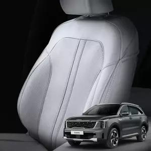 루젠 쏘렌토 MQ4 시트커버 차량용 등쿠션 방석