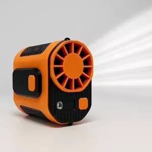 [장보리]휴대용 선풍기 손풍기 캠핑 허리 선풍기 팬