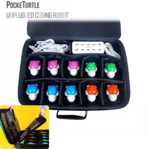 초등 교육용 AI 코딩로봇 포켓터틀 로봇 스쿨패키지 10인 학급세트 초등과학