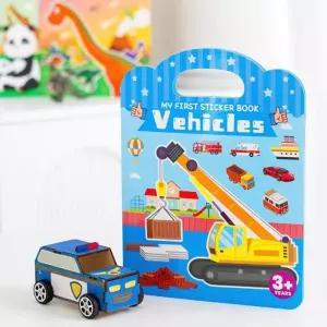 가방형 스티커북 꾸미기 다꾸세트/색칠/공부/붙이기/캐릭터/아기/스티커/어린이/유아/드로잉/아트